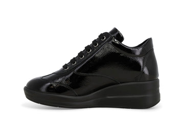 Melluso Sneakers Vernice Nero - Dettaglio laterale R25625Q-262847