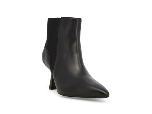 Melluso Stivaletto Elegante Nero in Pelle con Tacco a Rocchetto