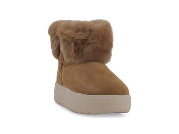 Calzature Melluso Donna comode: stivaletti in camoscio marrone 093501Q-265332