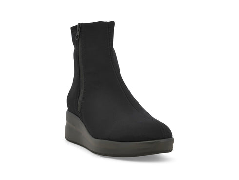 Melluso Comfortable Ankle Boots with Zip Fabric Upper