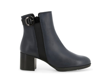 Melluso Stivaletti Donna in Pelle Blu con Zip Z250Q-264668