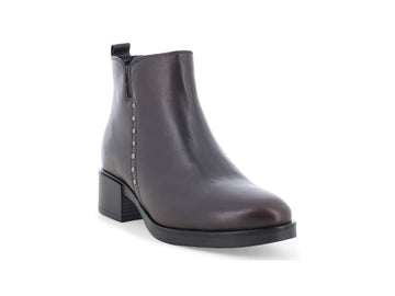 Calzature Melluso Donna comode: stivaletti in pelle marrone K91851Q-261950