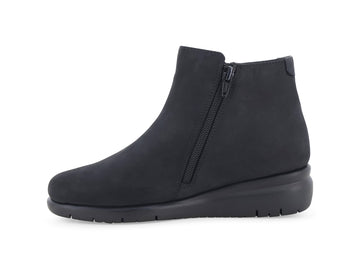 Vista laterale e silhouette stivaletti Melluso Donna in pelle nera