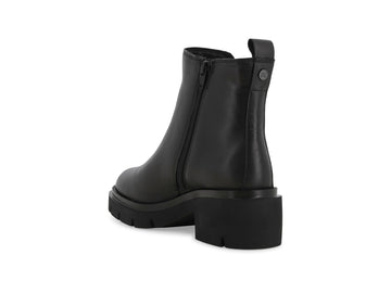 Dettaglio tacco blocco 4 cm e suola gomma stivaletti Melluso
