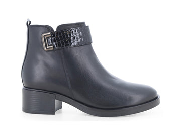Melluso Stivaletti Donna in Pelle Nera con Zip K91865Q-261990