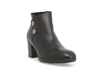 Calzature Melluso Donna comode: stivaletti in pelle nera Z246Q-264666