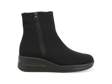 Melluso Stivaletti Donna in Tessuto Nero con Zeppa R25628Q-261974