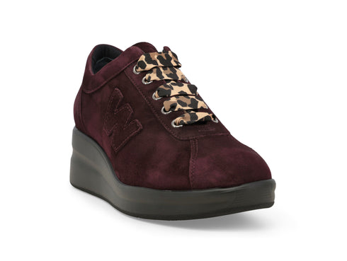 Melluso Lace-ups Wedge Comfort Fall Winter Suede Upper