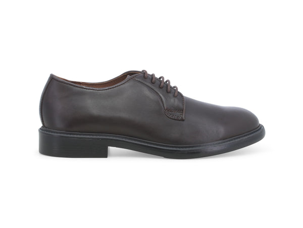 Melluso Uomo Scarpe Derby Eleganti Invernali in Pelle Liscia Marrone U55247W-238401