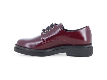 Melluso Con stringhe Pelle Bordeaux - Dettaglio laterale R45451-262605