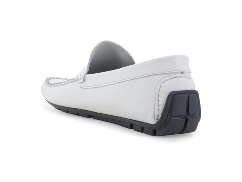 Melluso Mocassino Pelle Bianco - Dettaglio tacco U16017Q-255240