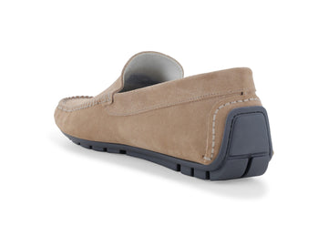 Melluso Mocassino Camoscio Beige - Dettaglio tacco U16017Q-255237