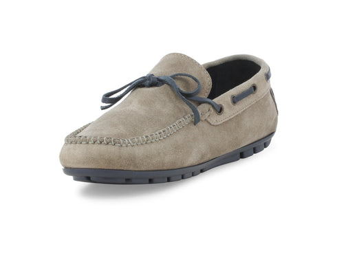 Melluso Mocassino Camoscio Beige - Dettaglio punta U16007Q-260054
