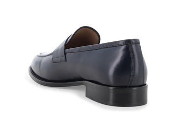 Melluso Mocassino Pelle Blu - Dettaglio tacco U90608Q-255657