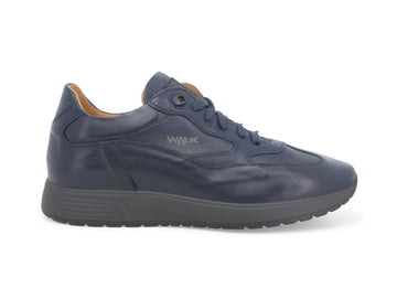 Melluso Uomo Scarpe Stringate Basse Tomaia in Pelle Blu U16252D-228022
