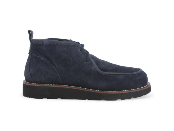 Melluso Uomo Polacchini Paraboot Autunno Inverno Tomaia Camoscio Blu U55239W-238427