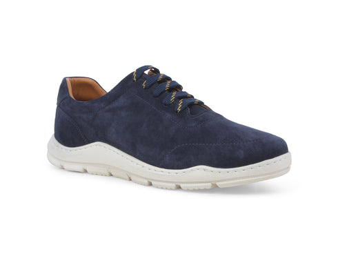 Melluso Men's Trainer Lace-up White Sole Casual Suede