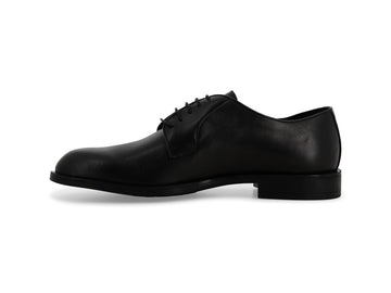 Melluso Stringata Pelle Nero - Dettaglio laterale U90800-257288