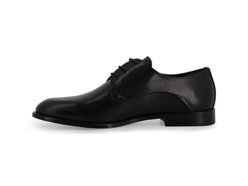 Melluso Stringata Pelle Nero - Dettaglio laterale U90882-256124
