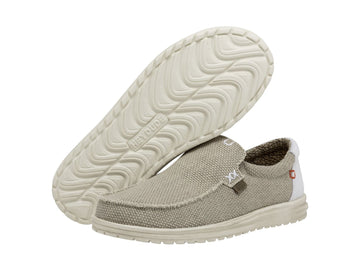 Hey Dude Mikka Braided Off White Slip On Men's