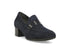 Melluso Mocassino Donna Blu Notte in Camoscio con Tacco e Strass