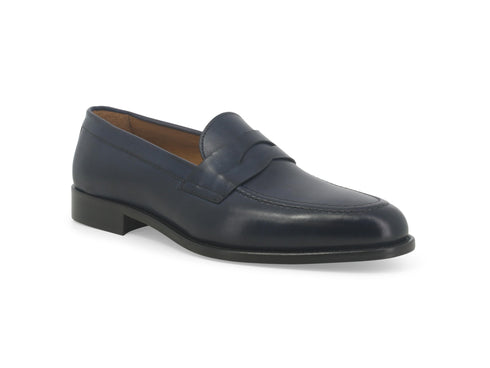 Melluso Classic Loafers Made in Italy with Leather Upper Band
