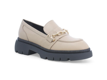 Melluso Women's Winter Loafers with Horsebit Leather Upper