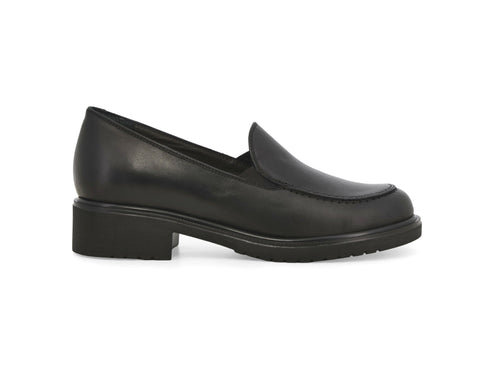 Melluso Mocassino Donna Nero in Pelle con Suola Carrarmato R35511Z-252395