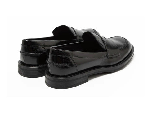 Frau Mocassini Donna Classici in Pelle Nera