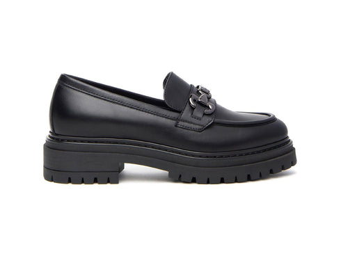 Nero Giardini Donna Mocassini Made in Italy Tomaia Pelle Nera I411410D