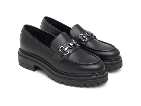 Nero Giardini Donna Mocassini Made in Italy Tomaia Pelle