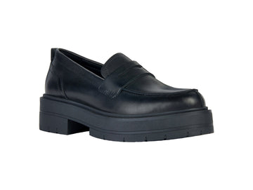Geox Spherica Winter Loafers Platform Sole Leather Upper