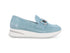 Melluso Mocassino Zeppa Morsetto Gioiello Tomaia Camoscio Azzurro R20084Z-249806