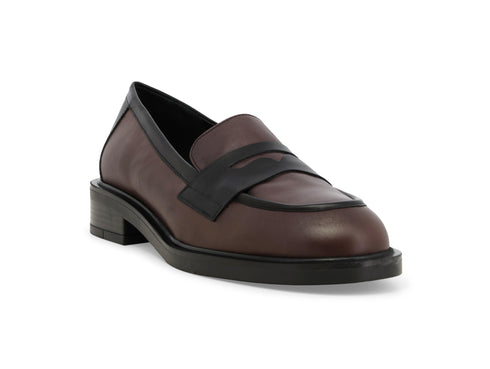 Melluso Women's Two-Tone Leather Low-Heel Loafer