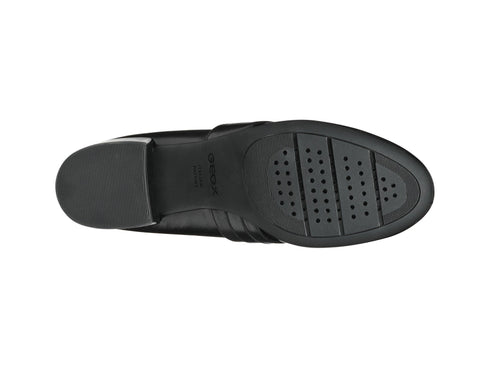 Geox Eleana Loafers Wide Heel Leather Upper