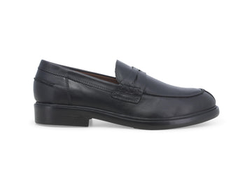 Melluso Uomo Mocassini in Pelle con Fascetta Nera U55254W-238404