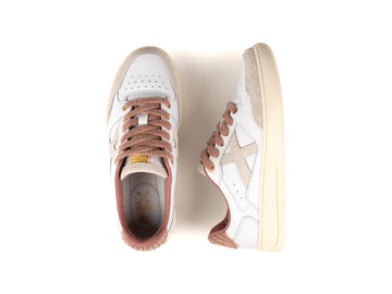 Munich Sneakers Donna Legit 131 Bianco e Rosa Antico