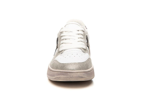 Munich Sneaker Legit 106 Donna Bianca, Argento e Fucsia