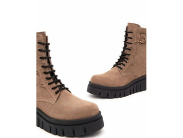 Nero Giardini Anfibio Suola Platform Zeppa Tomaia Camoscio
