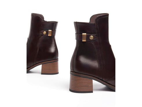 Nero Giardini Stivaletti Punta Quadrata Tacco Medio Pelle