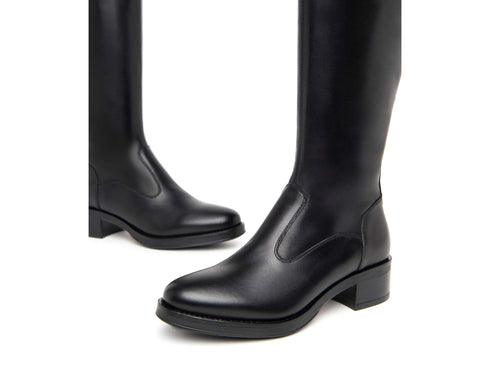 NeroGiardini Classic Boots Low Heel Smooth Leather Upper