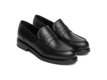 NeroGiardini Women's Loafers in Black Leather