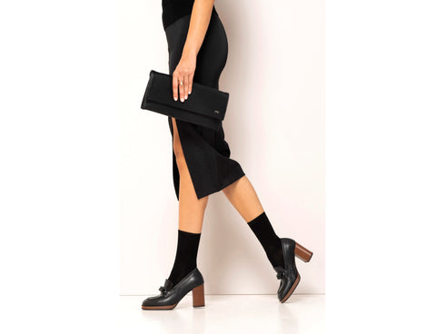 Nero Giardini Loafers Made in Italy High Heel Leather Upper