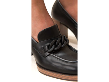 Nero Giardini Loafers Made in Italy High Heel Leather Upper
