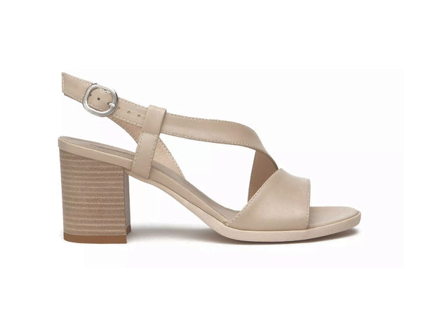 NeroGiardini Sandali Made in Italy Casual Chic Tomaia Pelle Beige 510440D-453