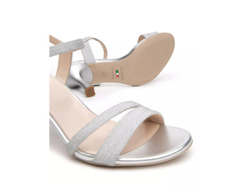 NeroGiardini Sandals Made in Italy Elegant Women Microglitter