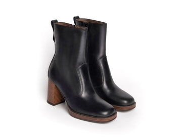 Nero Giardini Made in Italy Ankle Boots Zipper Leather Upper