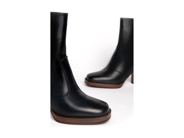 Nero Giardini Made in Italy Ankle Boots Zipper Leather Upper