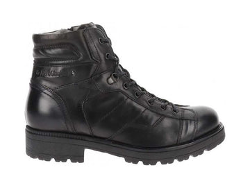 NeroGiardini winter boots with laces and zip in leather