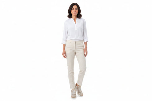 Outfit Preppy Melluso K56231 Beige Platino